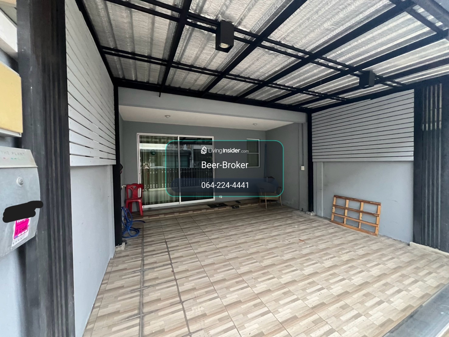 townhome, 3 bedrooms, furnished, with kitchen, near BTS Skytrain, ready to move in.  – รูปที่ 2