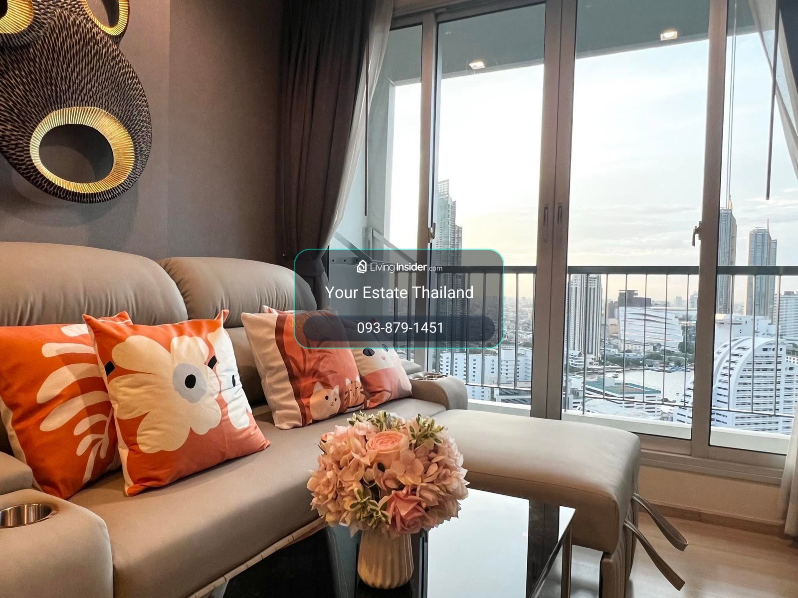 Rhythm Sathorn 21 ห้องใหญ่ 45 ตรม. อยู่สบาย วิวสวย พร้อมให้เช่า ! – รูปที่ 2