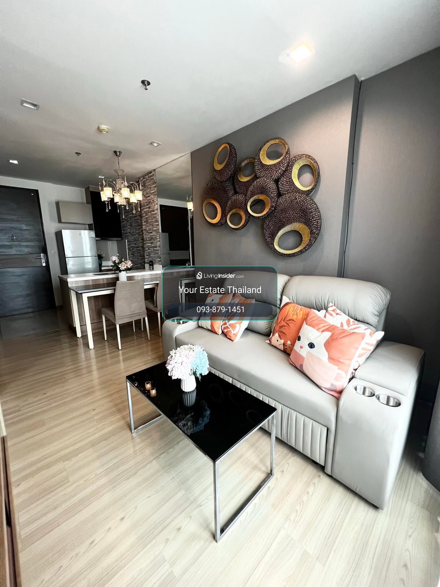 Rhythm Sathorn 21 ห้องใหญ่ 45 ตรม. อยู่สบาย วิวสวย พร้อมให้เช่า ! – รูปที่ 3