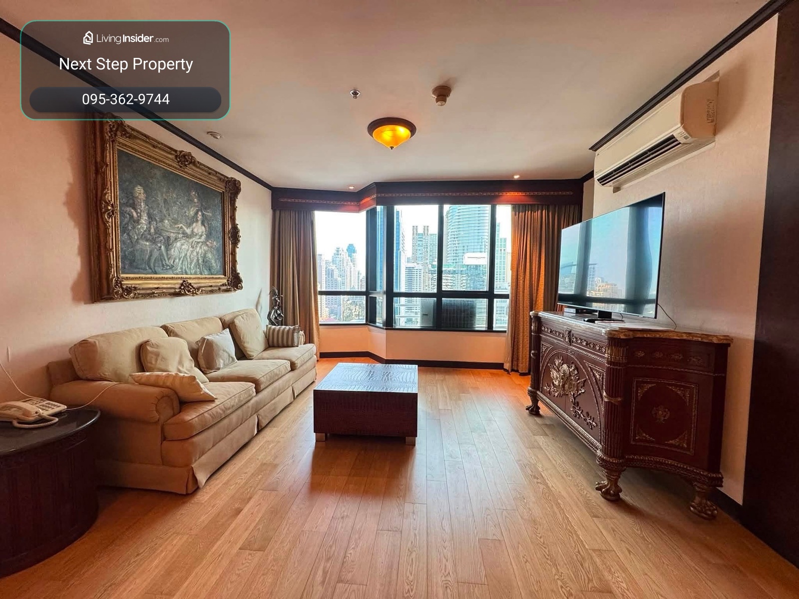 ให้เช่าคอนโด 3 ห้องนอนใหญ่ President Place | ใจกลางชิดลม – รูปที่ 2