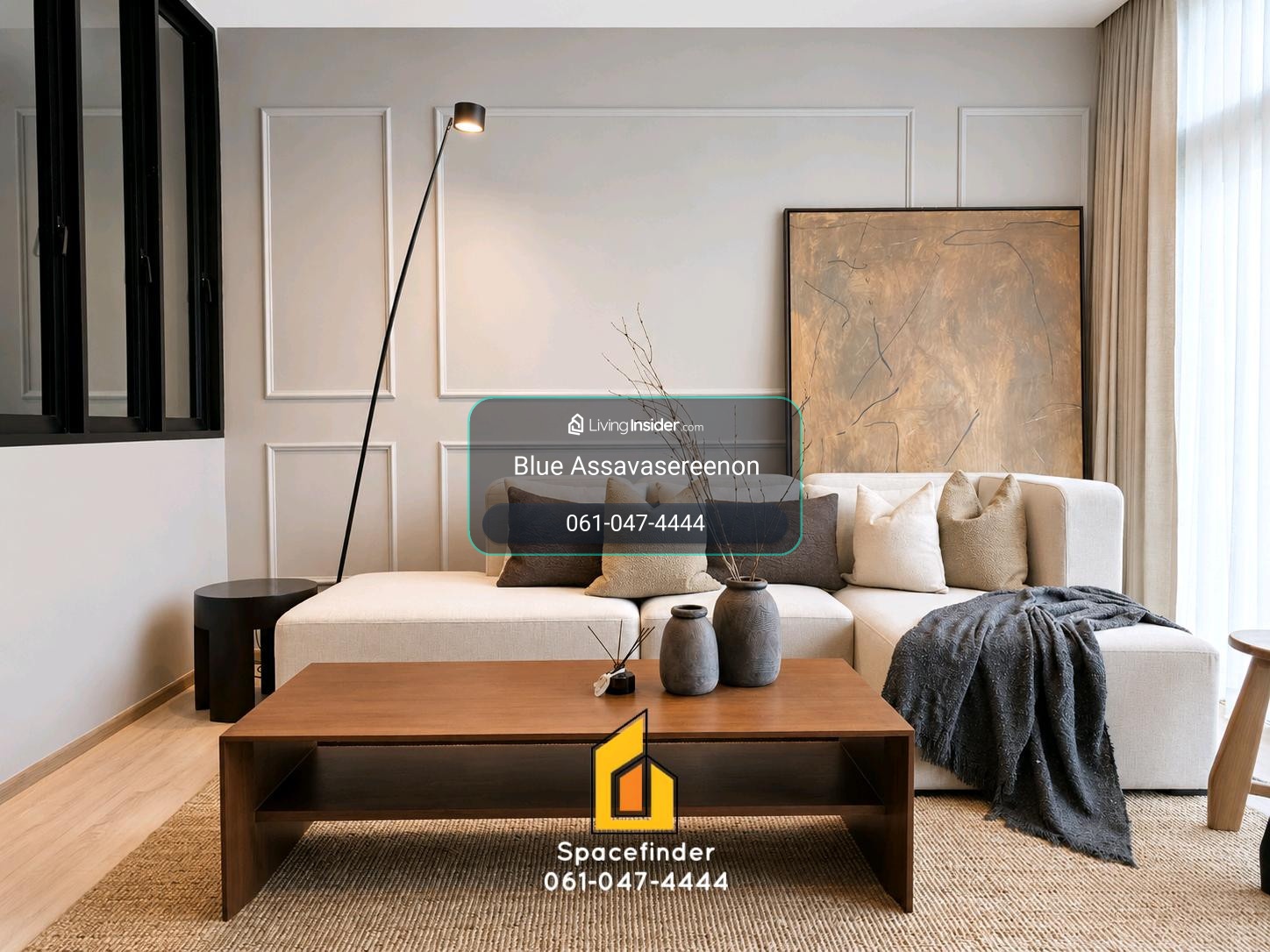 Pet friendly 3 Bedrooms Townhouse In Gated Community In Krungthep Kreetha Area For Rent Call Spacefinder 061-047-4444  – รูปที่ 3