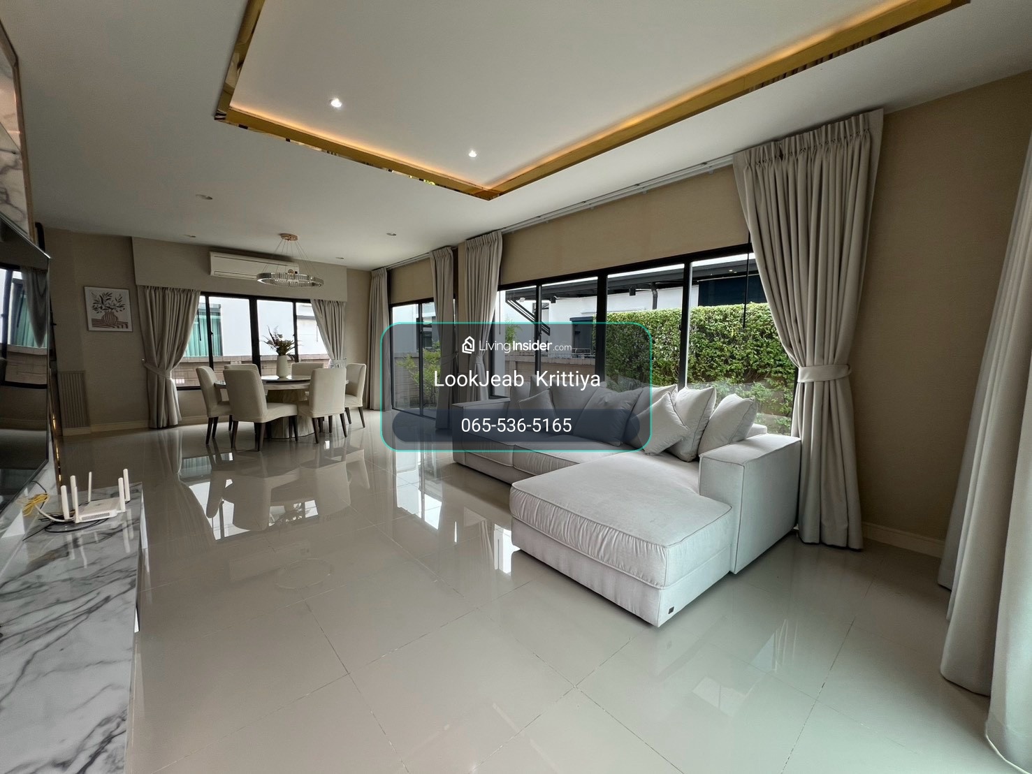 🏡 ให้เช่าเศรษฐสิริ กรุงเทพกรีฑา 4นอน 4น้ำ เฟอร์ครบ 120K/เดือน ✨ ลูกเจี๊ยบ 065-536-5165 – รูปที่ 3