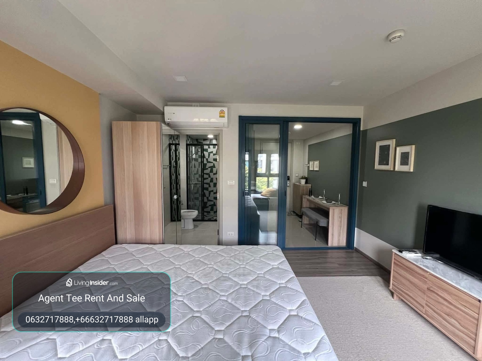 The base sukhumvit 50 / For rent 1bed 12,999 bath / low rise condo / Have a clip vdo this room /Have shutterbus for bts free – รูปที่ 2