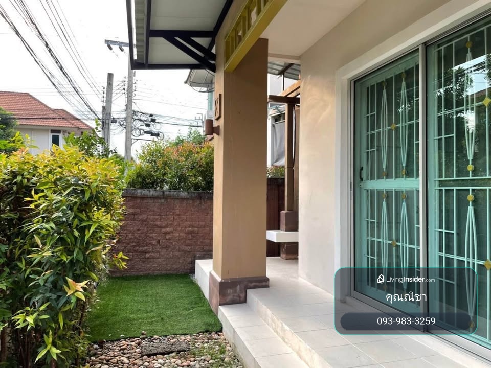 HR3801ให้เช่าบ้านแฝด 2 ชั้น สไตล์บ้านเดี่ยว หมู่บ้านมัลดีฟส์ ปาล์ม (บางนา–วงแหวน) ใกล้เมกาบางนา – รูปที่ 2