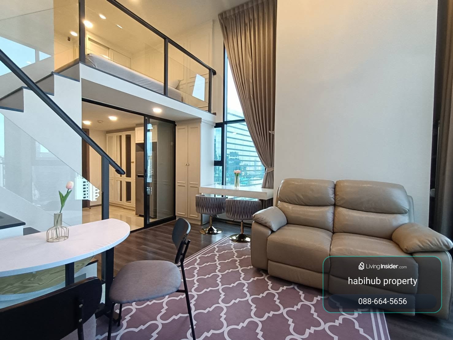 🏠✨ ไนท์บริดจ์ สเปซ พระราม 9 (KnightsBridge Space Rama 9 | เช่าคอนโด 1 ห้องนอน (HBH-RP-195) – รูปที่ 3