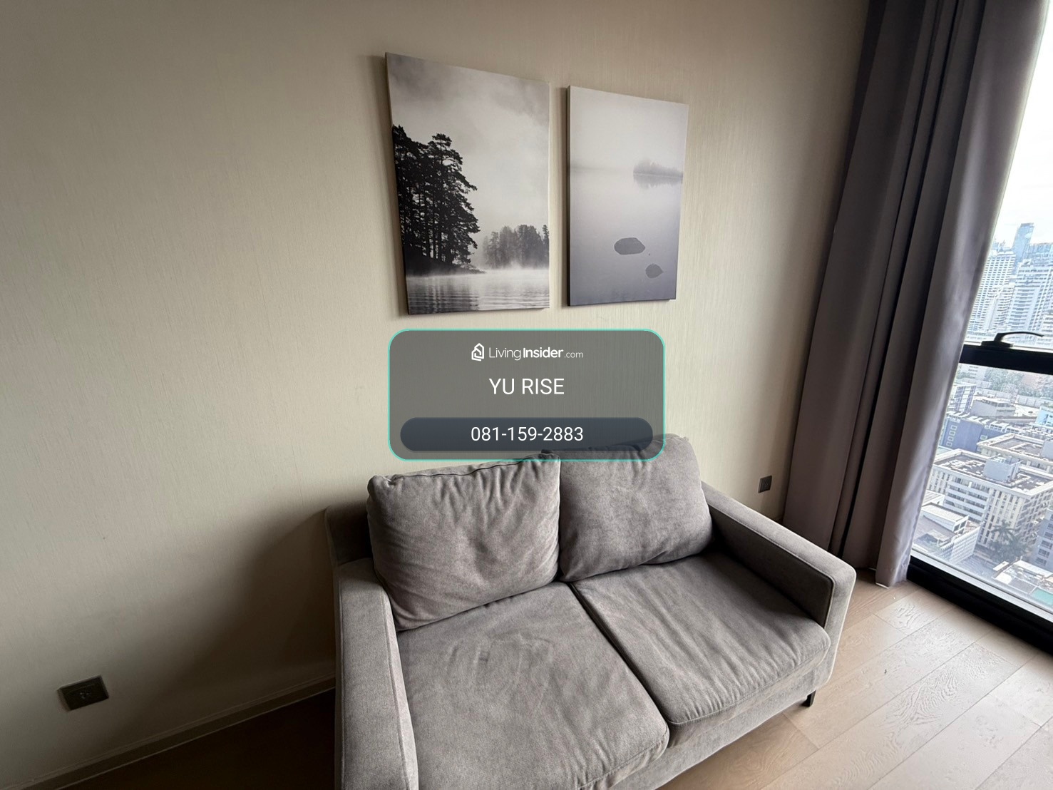 Ashton Asoke ปล่อยเช่า ห้องวิวสวย การตกแต่งดี 1 ห้องนอน 1 ห้องน้ำ พร้อมเข้าอยู่ – รูปที่ 4