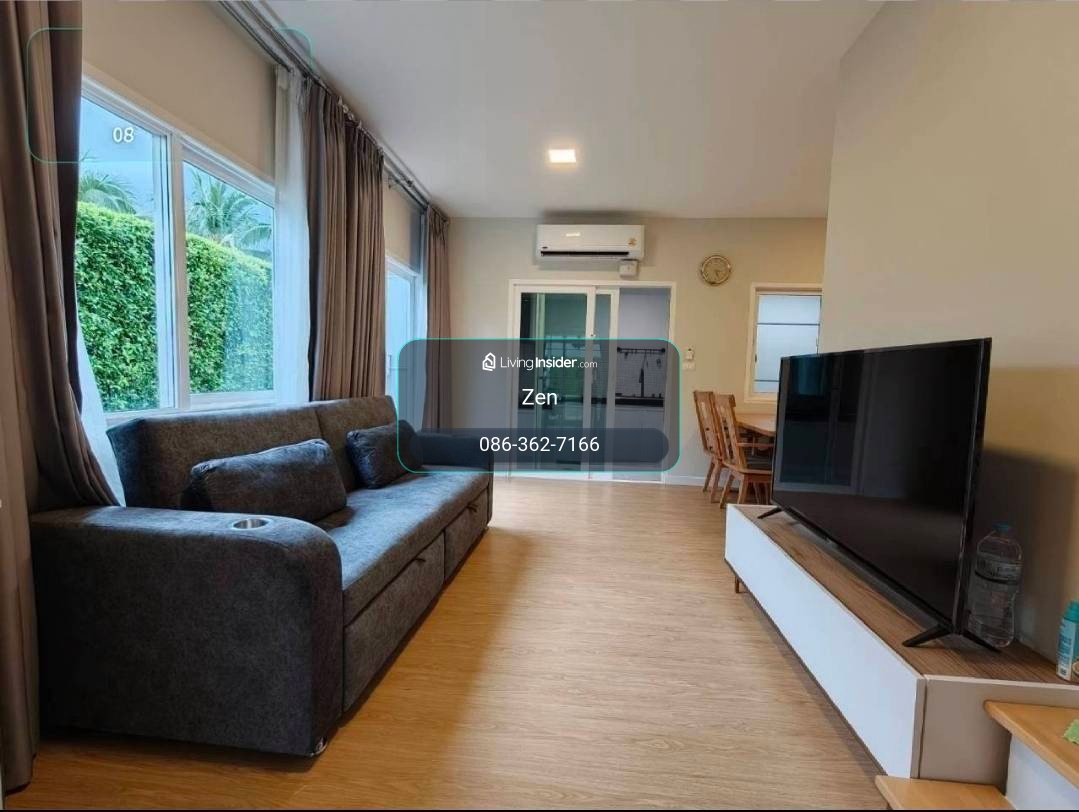 Townhome for rent, Siri Place Phutthabucha 39, near King Mongkuts University of Technology Thonburi, just 7 minutes. – รูปที่ 2