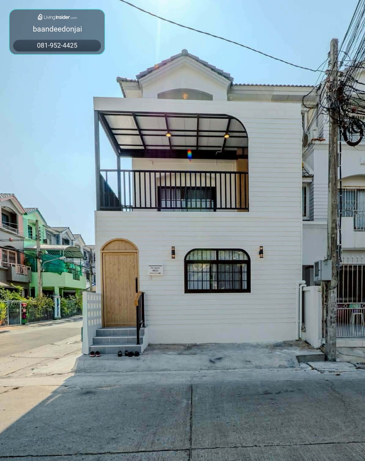 ขายทาวน์โฮม 3 ชั้น บ้านกลางเมือง พระราม 9 ซอย 43 (23.9 ตร.ว.) หลังมุม – รูปที่ 2
