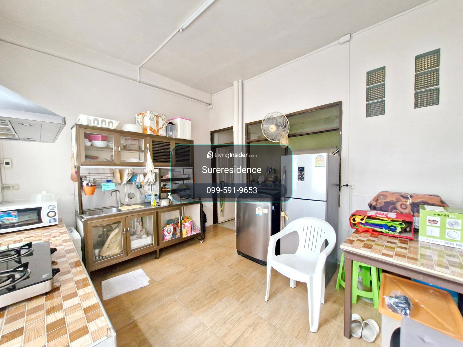 HK0683♛Townhouse 4 bedrooms for rent⚝Ratchada-Lat Phrao♜MRT Ratchadaphisek∞099-5919653,065-9423251▚Line@sureresidence – รูปที่ 4