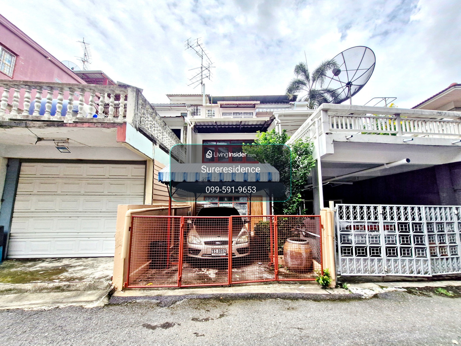 HK0683♛Townhouse 4 bedrooms for rent⚝Ratchada-Lat Phrao♜MRT Ratchadaphisek∞099-5919653,065-9423251▚Line@sureresidence – รูปที่ 3