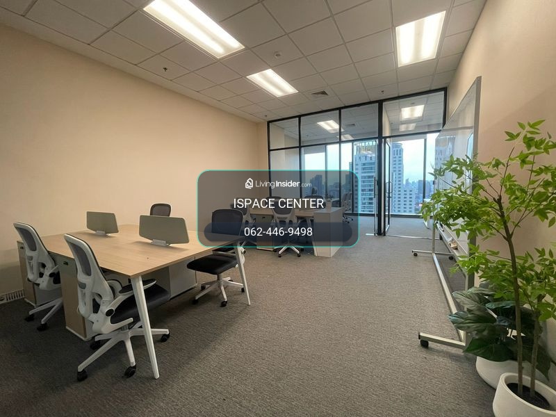 Office Full Furnished, Chidlom-Ploenchit zone and other BTS/MRT locations, starting at 40-500 sq m., furnished room. The meeting room has been separated. ready to work city ​​center business district – รูปที่ 2