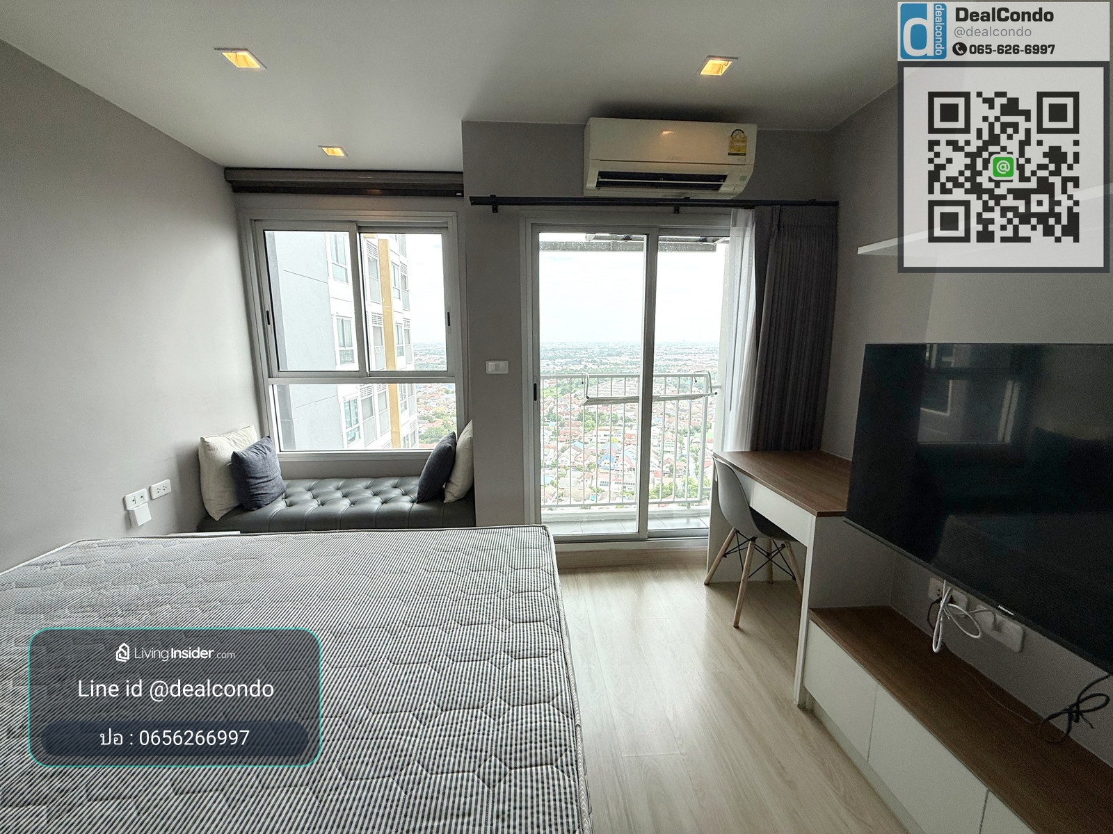 CASA022-ให้เช่า คาซ่า คอนโด @MRT สามแยกบางใหญ่ ชั้น 23  โทร 065-626-6997 – รูปที่ 2