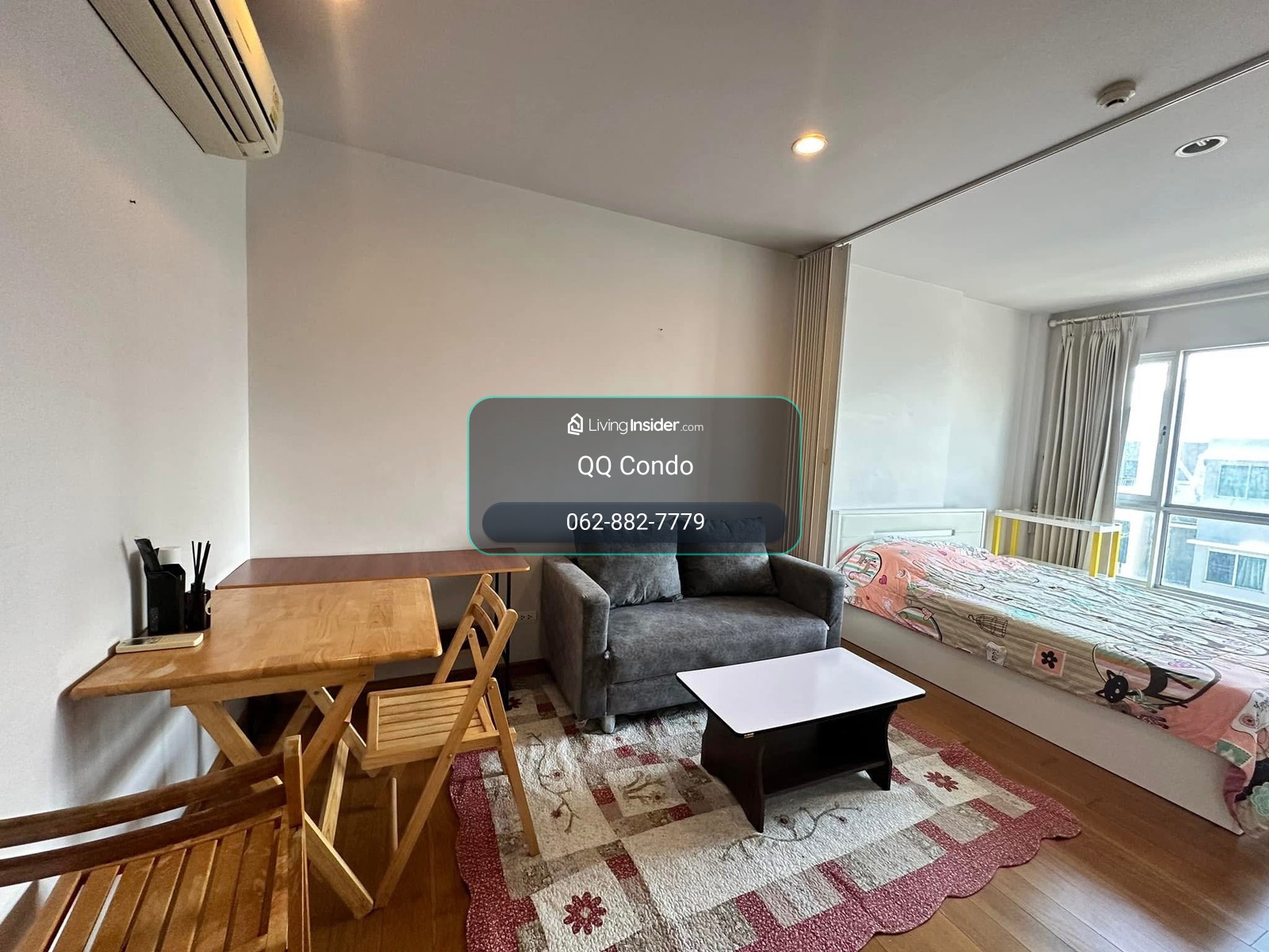 For Rent Hive- Taksin BTS Wong Wian Yai  >>  Studio , size 30 sq.m., Beautiful room, fully furnished. – รูปที่ 2