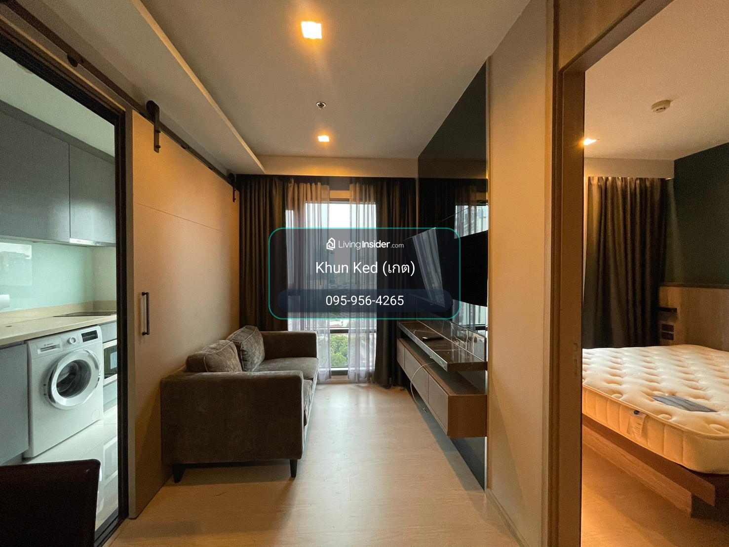 🟢  (FOR RENT) RHYTHM Sukhumvit 36-38 HOT DEAL! 🔥  1 นอน 34 ตร.ม, เฟอร์+เครื่องใช้ไฟฟ้าครบ ชั้นสูง วิวโล่ง  ห้องว่างพร้อมเข้าชม ⎯ ใกล้ 🚆 BTS ทองหล่อ – รูปที่ 2