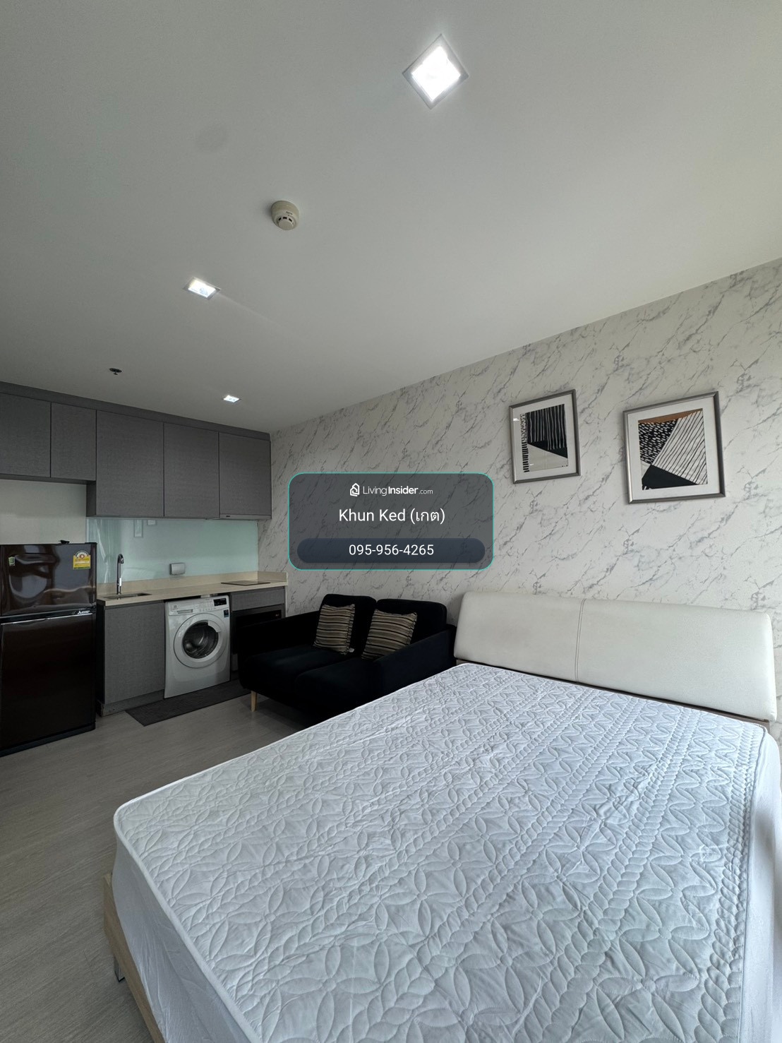 🟢 (FOR RENT) Condo RHYTHM Sukhumvit 36-38 | Hot Deal!🔥 Beautiful room, fully decorated, ready to move in. Fully furnished + electrical appliances, high floor, unblocked view ⎯ Near 🚆 BTS Thonglor – รูปที่ 3