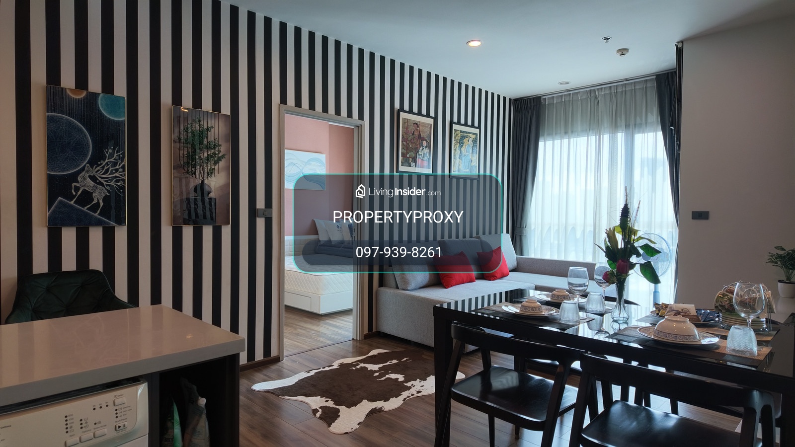 Wyne Sukhumvit ให้เช่า 2 ห้องนอน 2 ห้องน้ำ วิว BTS – รูปที่ 2
