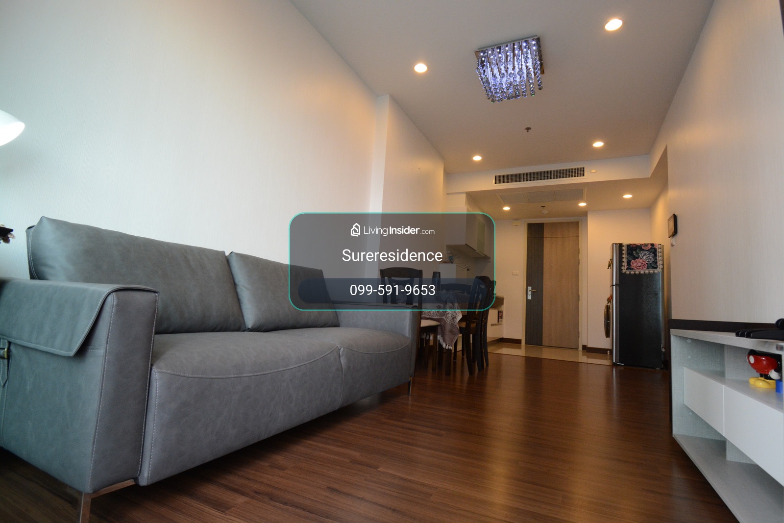 8750♛Condo for rent 1 bedroom♙Supalai Lite Sathorn-Charoenrat♜BTS Surasak∞099-5919653,065-9423251🜲Line@sureresidence – รูปที่ 3