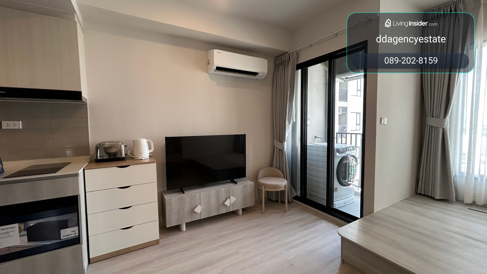 ให้เช่าห้องใหม่เอี่ยม Condo COBE Ratchada – Rama 9 *** ไม่อนุญาตให้เลี้ยงสัตว์ *** – รูปที่ 2