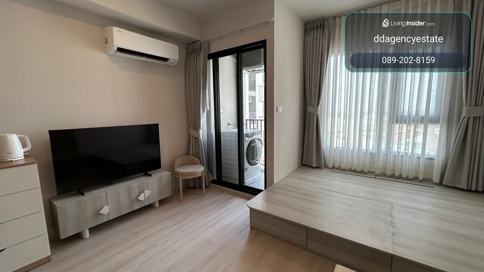ให้เช่าห้องใหม่เอี่ยม Condo COBE Ratchada – Rama 9 *** ไม่อนุญาตให้เลี้ยงสัตว์ *** – รูปที่ 3