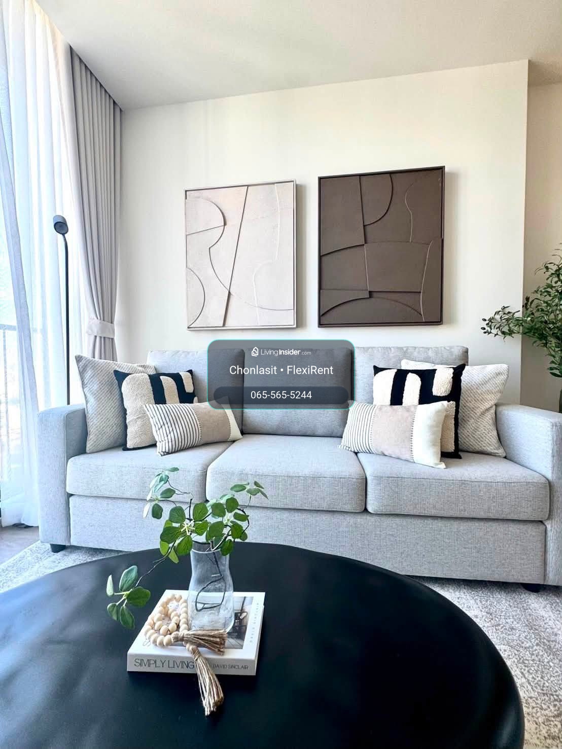 ✨ For rent: Noble State 39 — Modern & Cozy 2 Bedroom, 25th floor. – รูปที่ 3