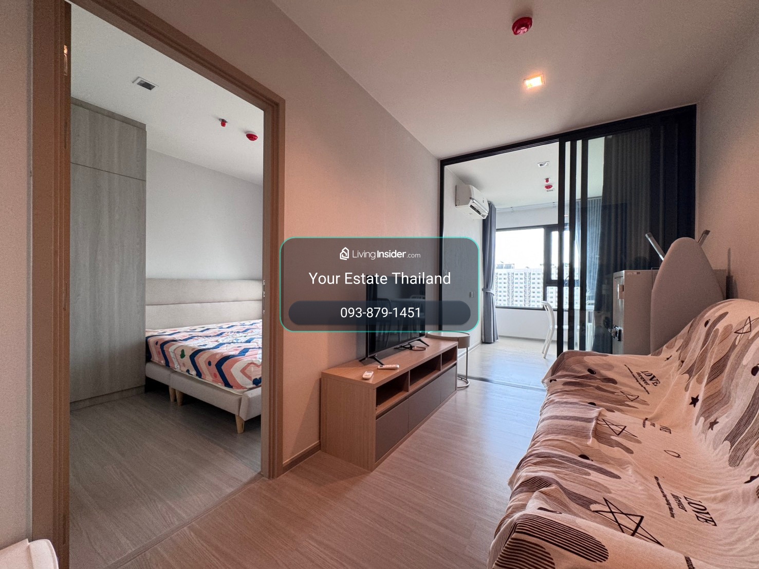Life Sathorn Sierra 1 ห้องนอน+1ห้องทำงานหรือห้องนอนที่2 , เฟอนิเจอครบ ห้องใหม่ ว่างพร้อมให้เช่า – รูปที่ 2