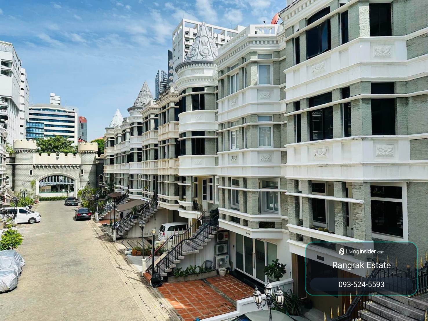 💥CP-11857💥 Townhome and home office for rent at Chicha Castle Village, Sukhumvit Soi 31. 👉Add Line @rangrak – รูปที่ 2