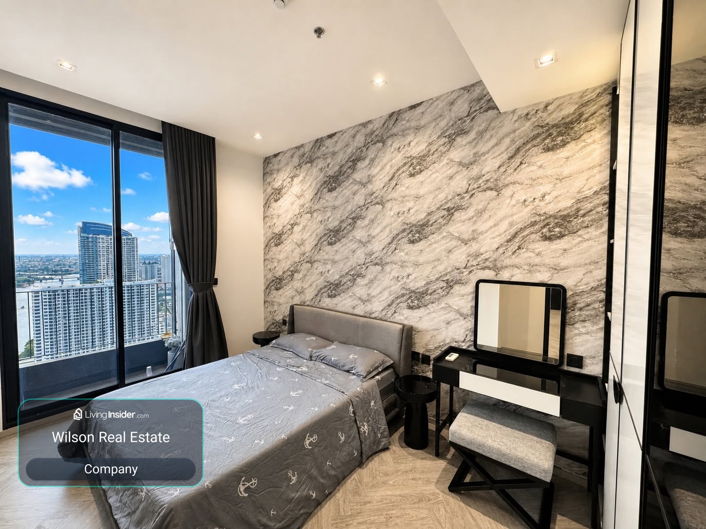 🌇 ให้เช่า 𝗖𝗛𝗔𝗣𝗧𝗘𝗥 𝗖𝗛𝗔𝗥𝗢𝗘𝗡𝗡𝗔𝗞𝗛𝗢𝗡 – 𝗥𝗜𝗩𝗘𝗥𝗦𝗜𝗗𝗘 | ชั้น 42 | วิวโค้งแม่น้ำเจ้าพระยา 🌊 | 2 ห้องนอน 79 ตร.ม. | ใกล้ ICONSIAM – รูปที่ 2