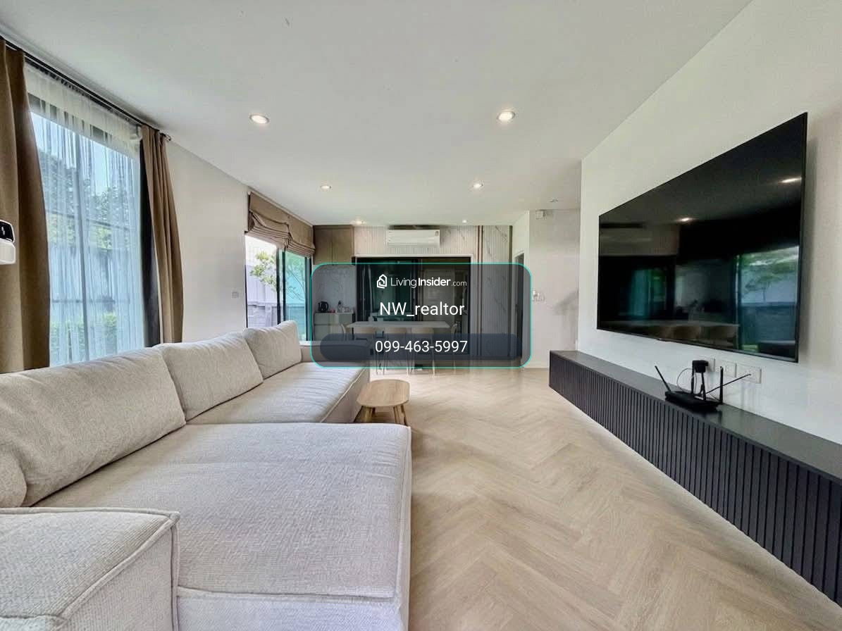 🏠 ให้เช่าบ้านเดี่ยว 2 ชั้น หลังมุม พื้นที่กว้าง 🏠 Setthasiri Pattanakarn : เศรษฐสิริ พัฒนาการ 4ห้องนอน 3 ห้องน้ำ พร้อมเข้าอยู่ เลี้ยงสัตว์ได้ – รูปที่ 2