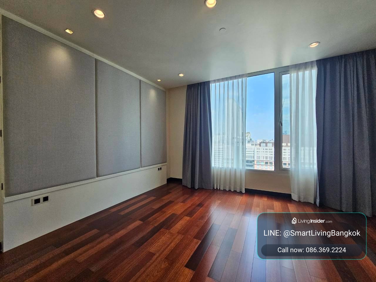 ให้เช่าคอนโดหรูชิดลม (2นอน 154ตร.ม.) ห้องมุมชั้นสูง วิวเมืองสวย สเปซกว้างขวาง มีห้องแม่บ้าน ใกล้ BTS ชิดลม – รูปที่ 4