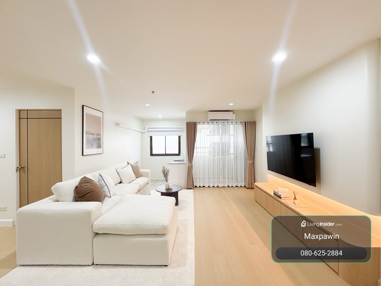 🤎ห้องใหญ่ แต่งครบ ใกล้เซ็นทรัล ปิ่นเกล้า – รูปที่ 3