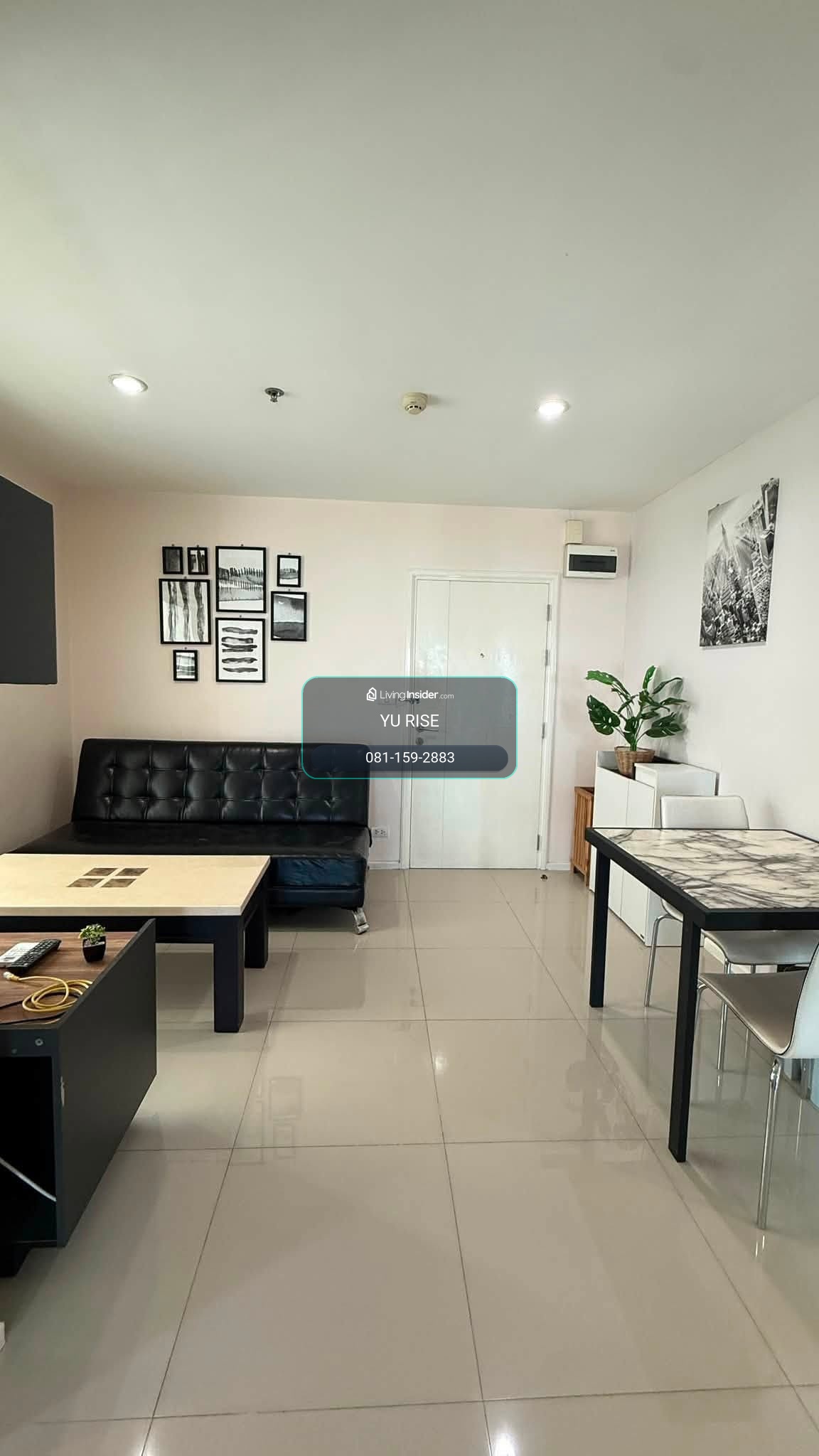For rent, Aspire Sukhumvit 48, fully furnished, ready to move in, high floor, open view, near BTS Phra Khanong & Gateway Ekamai, very good price, 1 bedroom, 1 bathroom. – รูปที่ 2