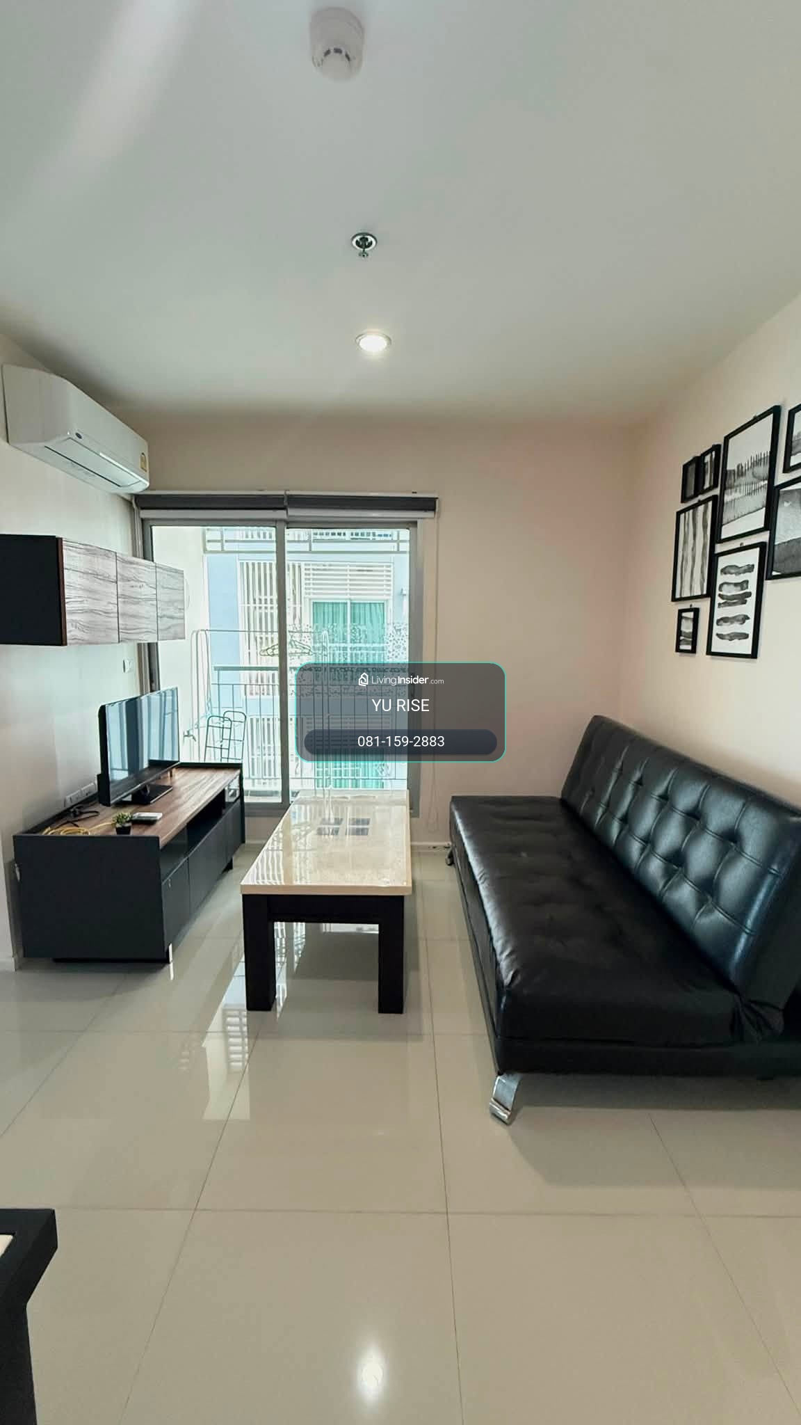 For rent, Aspire Sukhumvit 48, fully furnished, ready to move in, high floor, open view, near BTS Phra Khanong & Gateway Ekamai, very good price, 1 bedroom, 1 bathroom. – รูปที่ 3