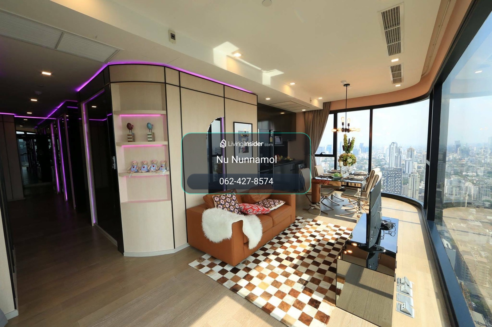 Ashton Asoke 3 นอน 3 น้ำ ห้องวิวกระจกโค้ง ชั้น 42 ขนาด 100 ตรม. – รูปที่ 2