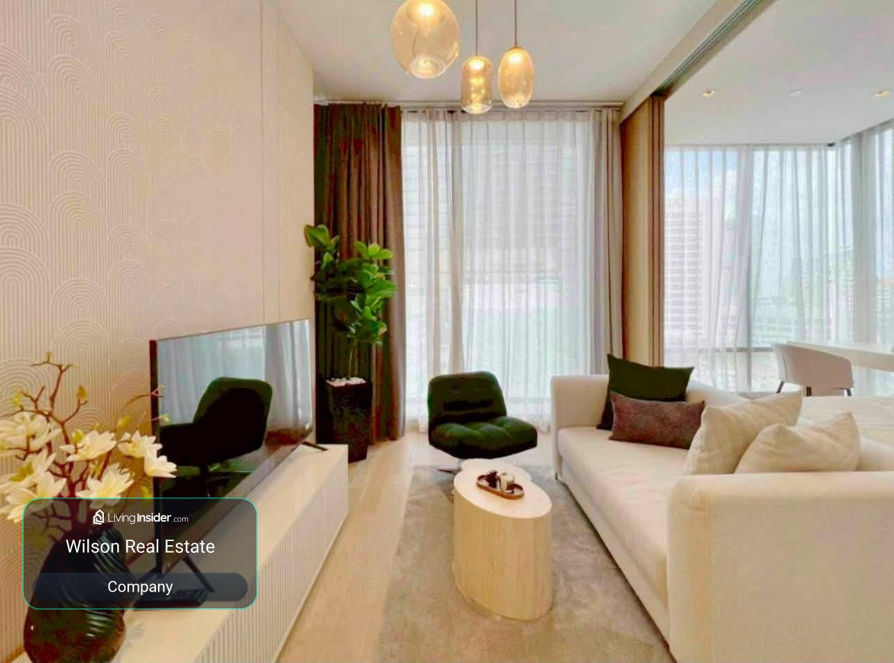 🏙️ ให้เช่า 𝗔𝗦𝗛𝗧𝗢𝗡 𝗦𝗜𝗟𝗢𝗠 | ห้องใหม่มือแรก | Corner Unit | 1 ห้องนอน 50 ตร.ม. | ชั้น 12 | มีอ่างอาบน้ำ 🛁 – รูปที่ 3