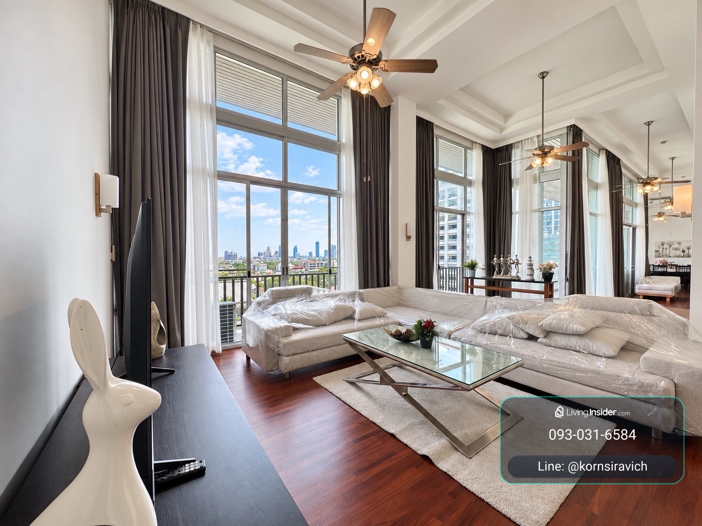 For Rent Duplex Penthouse Pet Friendly Apartment in Sathorn - Silom, Bangkok Thailand | 350m BTS Saint Louis and Surasak Station | Expats Bangkok - Condo - Apartment – รูปที่ 2