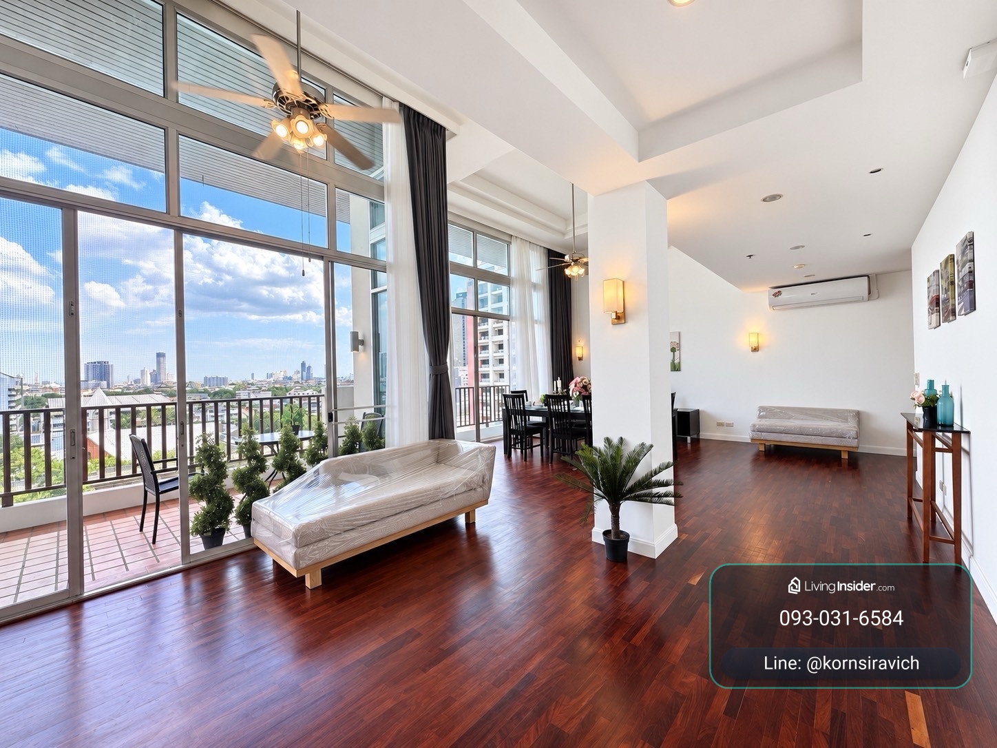For Rent Duplex Penthouse Pet Friendly Apartment in Sathorn - Silom, Bangkok Thailand | 350m BTS Saint Louis and Surasak Station | Expats Bangkok - Condo - Apartment – รูปที่ 3