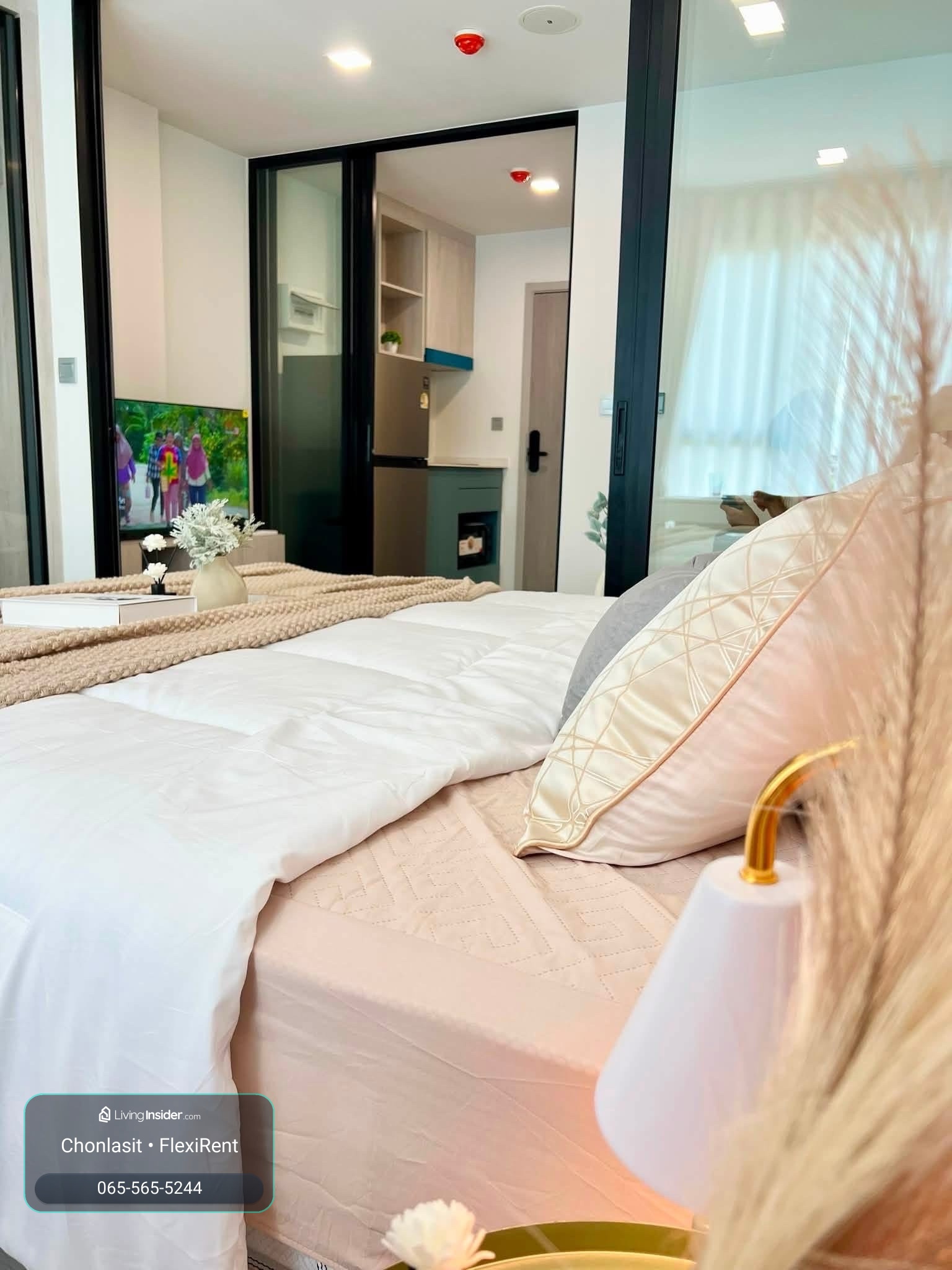 🔥 FOR RENT | KAVE SEED KASET 🔥 ✨ Beautiful room, city view | Fully furnished, complete electrical appliances, exactly as described! – รูปที่ 4