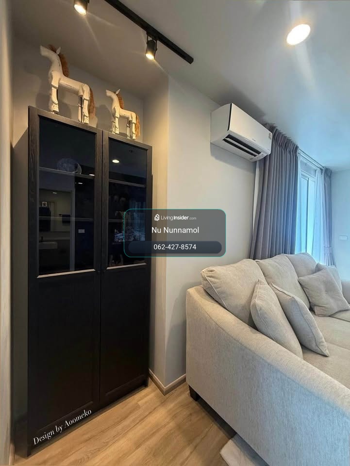 Culture Thonglor (17th) 52 square meters Rare Corner Unit 2 bedrooms, 1 bathroom, with bathtub – รูปที่ 4