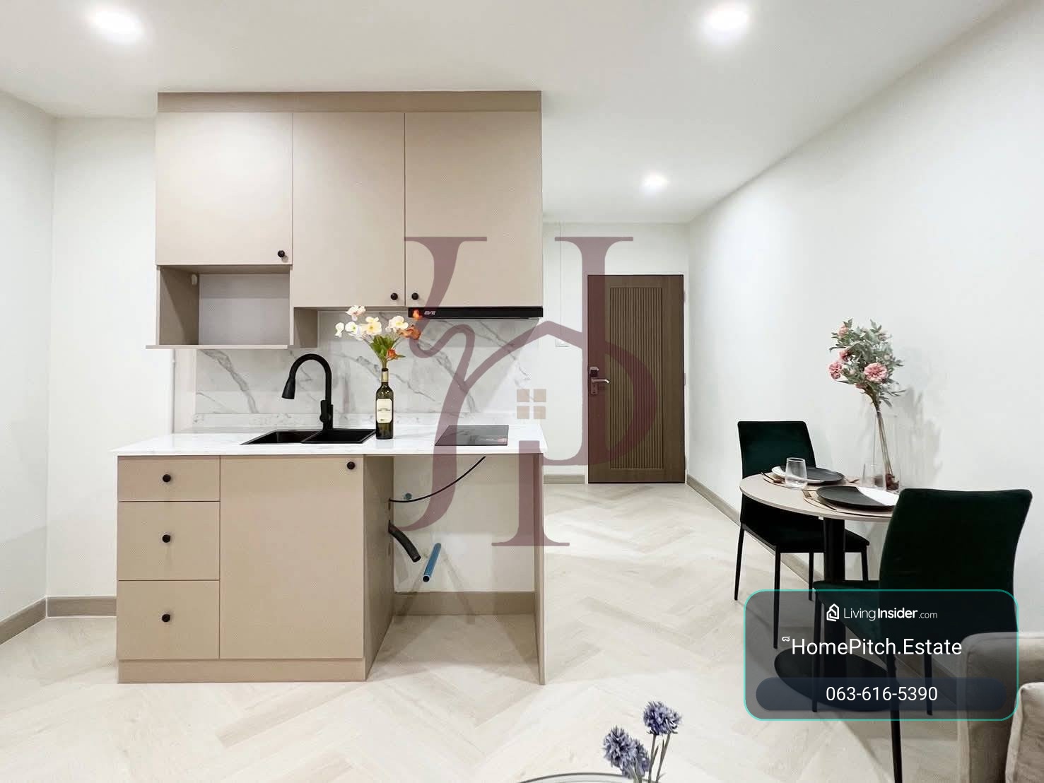 🏠 คอนโด เดอะ ทรีโอ การ์เดน 2 นอน ขาย รีโนเวทใหม่ทั้งห้อง นัดชม 063-616-5390 – รูปที่ 4