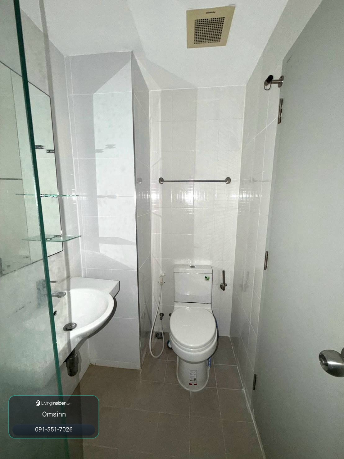 High-Floor Studio at IDEO Sathorn-Thapra | 23rd Floor | 21 SQ.M. | 10K/month – รูปที่ 3