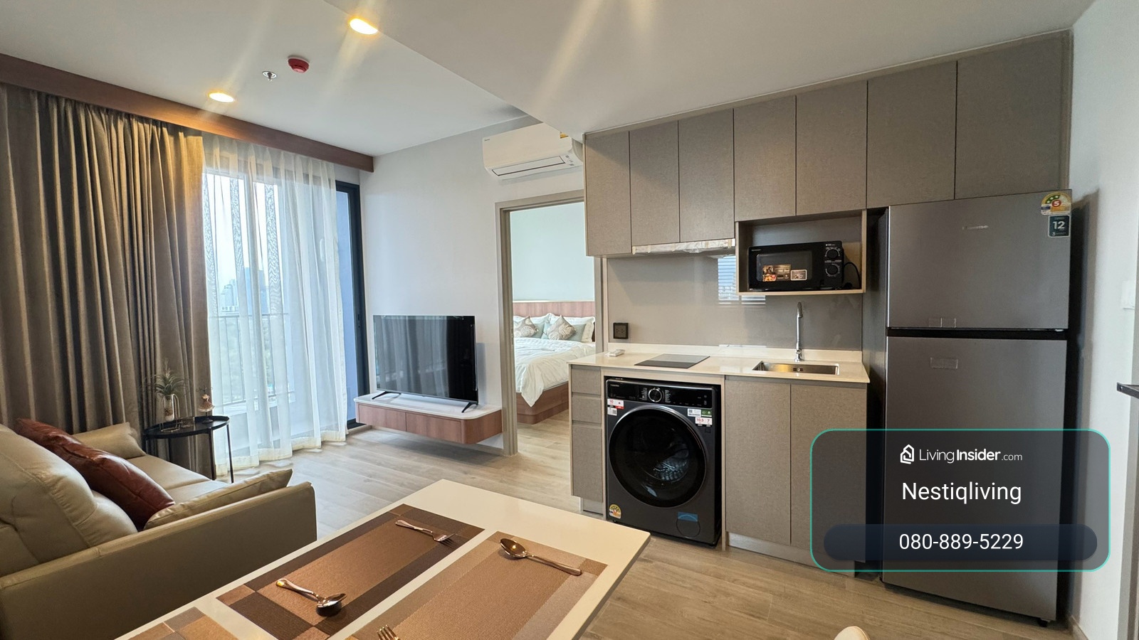 For rent 1 br Corner unit and new unit ( Fully furnished ) @38K  – รูปที่ 3
