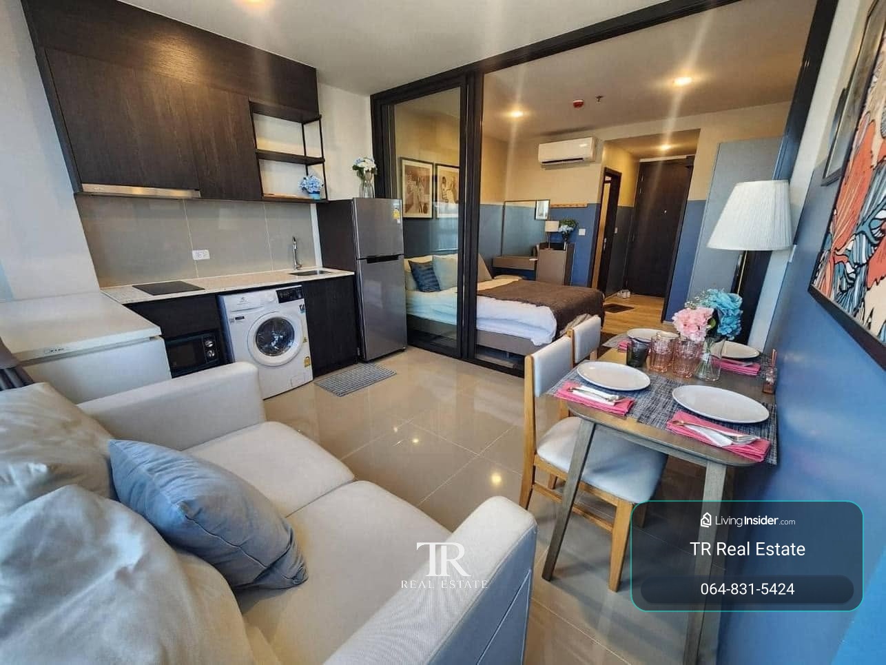 🏡 ให้เช่าคอนโด เอ็กซ์ที ห้วยขวาง | 1 ห้องนอน | 2 ห้องน้ำ | 30 ตร.ม. | ชั้น 33 | ห้วยขวาง | 💰 17,500 บาท/เดือน | LINE: @944hjngx | รหัส: UE0074 – รูปที่ 2