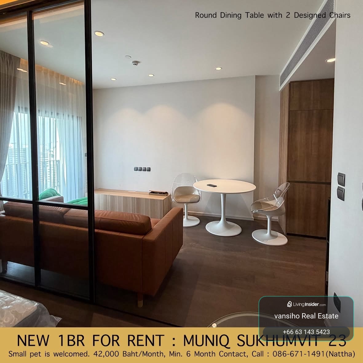 🌇 Muniq Sukhumvit 23 พร้อมอยู่ ทำเลใจกลางเมือง เดินทางสะดวก ห้องสวย วิวดี พร้อมอยู่ ใกล้ BTS – รูปที่ 4