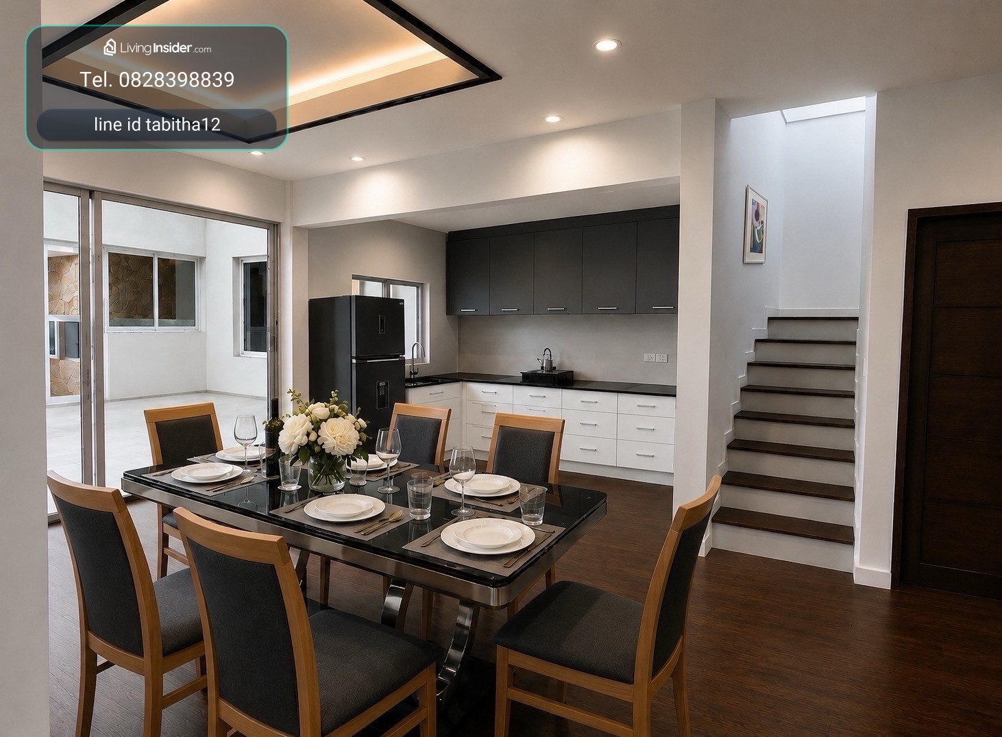 3-story townhome, area 35 sq m., usable area 200 sq m. 🏠 Newly renovate, cozy, fully furnished , quiet – รูปที่ 3