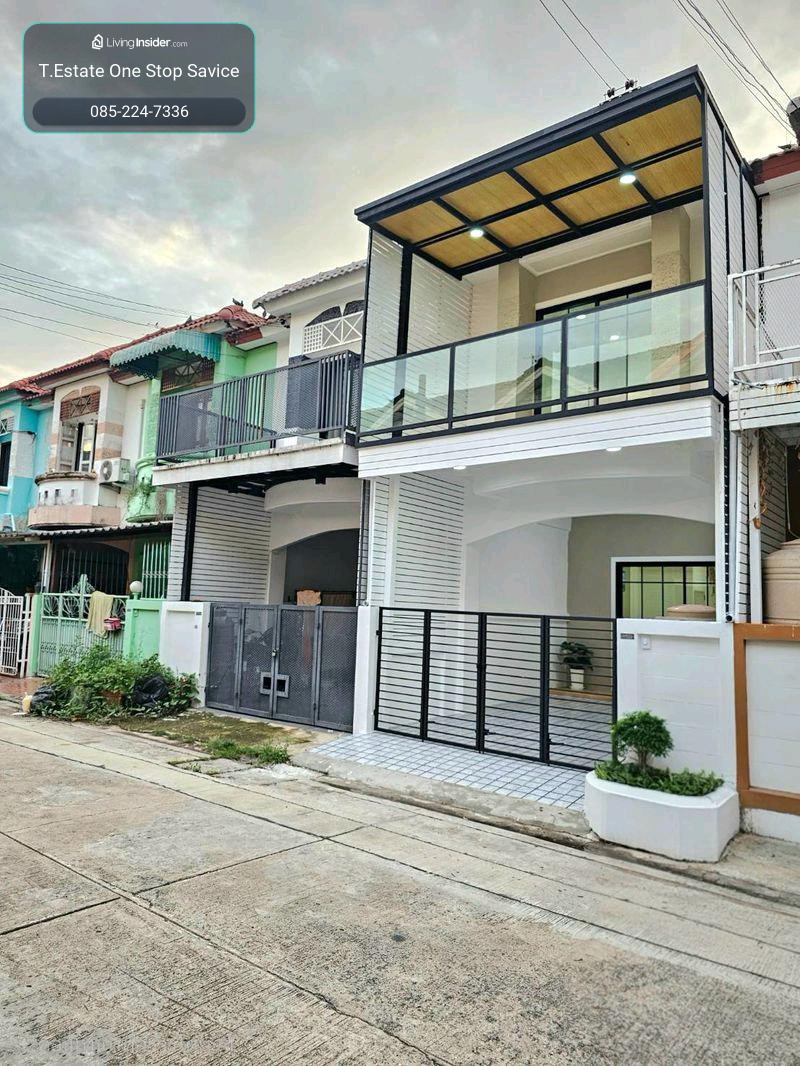 ทาวน์เฮ้าส์ 2 ชั้น หมู่บ้านปิยวรารมย์ เฟส 3  บ้านกล้วย-ไทรน้อย ตลาดสด ทวีวัฒนา นนทบุรี รถไฟฟ้าสีม่วง คลองบางไผ่ โรงพยาบาลเกษมราษฎร์ เซ็นทรัลเวสเกต โรงเรียนกสิณธร – รูปที่ 3
