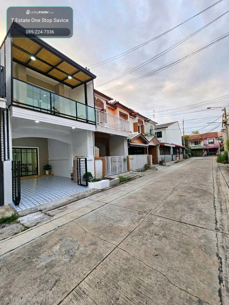 ทาวน์เฮ้าส์ 2 ชั้น หมู่บ้านปิยวรารมย์ เฟส 3  บ้านกล้วย-ไทรน้อย ตลาดสด ทวีวัฒนา นนทบุรี รถไฟฟ้าสีม่วง คลองบางไผ่ โรงพยาบาลเกษมราษฎร์ เซ็นทรัลเวสเกต โรงเรียนกสิณธร – รูปที่ 4