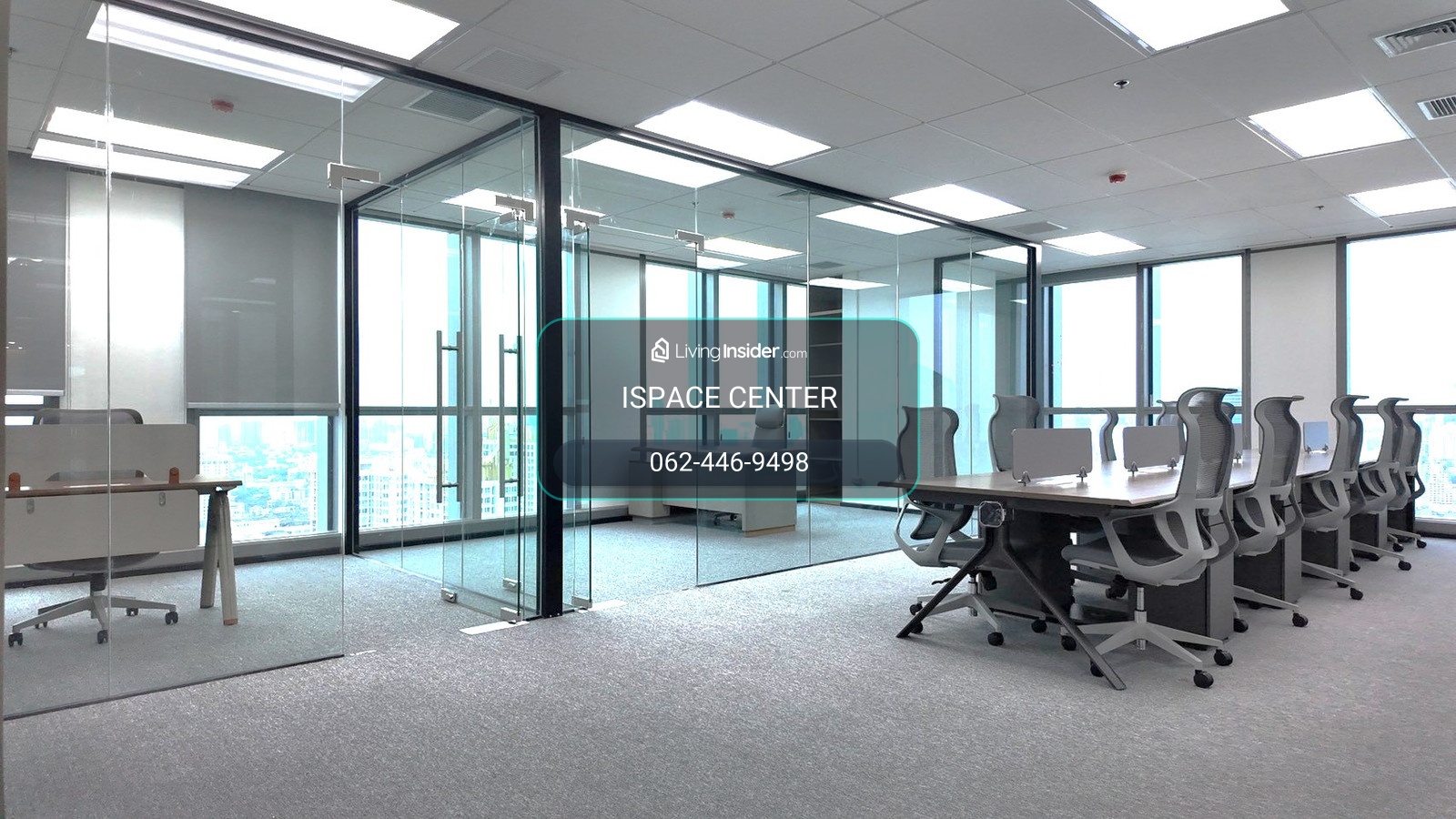 Office Full Furnished เริ่ม 28-500 ตร.ม. นำโน้ตบุ๊คเข้าทำงานทันที MRT พระราม9 – รูปที่ 2
