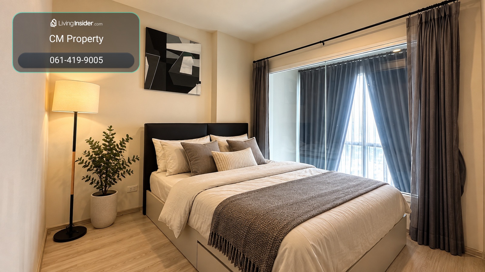 ห้อง Duplex 2 ชั้น ชั้น 20–21 | โถงสูง โปร่ง วิวเมือง ใกล้ MRT ห้วยขวาง 160 ม. – รูปที่ 3