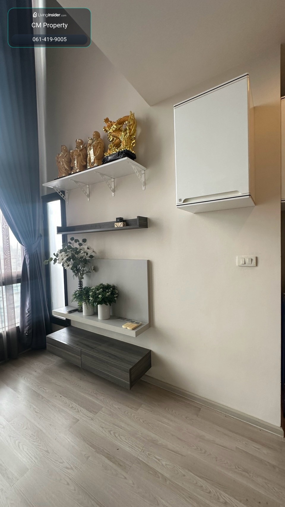 Duplex room, 2 floors, floors 20–21 | High, airy hall, city view, near MRT Huai Khwang 160 m. – รูปที่ 3