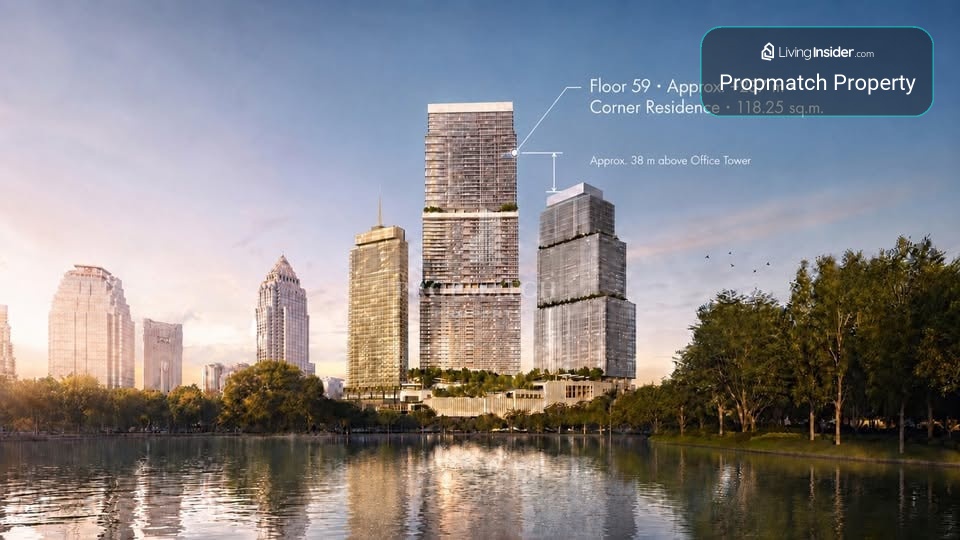 ✨Flash Deal ✨Dusit Residences and Dusit Parkside ( 2Bed 2Bath 118SQM.) พร้อมอยู่ ! เพียง 55,490,000 บาท Tel.0981315848 @propmatch  – รูปที่ 4